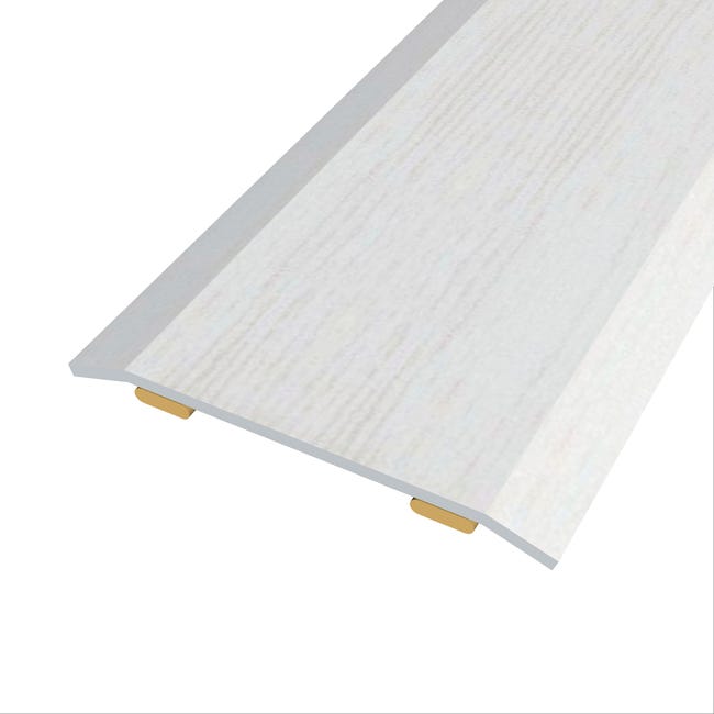 PERFIL DE TRANSICION ADHESIVO ACERO ROBLE B 83CM - 1