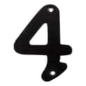 SEÑAL METÁLICA FORJA NÚMERO 4 1UD - 1