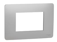 MARCO 3 MODULO CAJA RECTANGULAR SERIE NEW UNICA ALUMINIO - 1