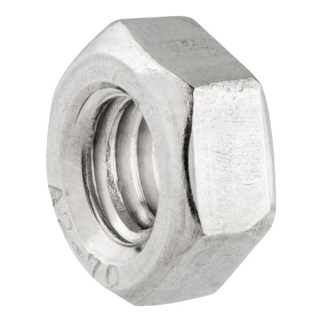 TUERCA HEXAGONAL DIN 934 ACERO INOXIDABLE A2 M6. 25 UDS.