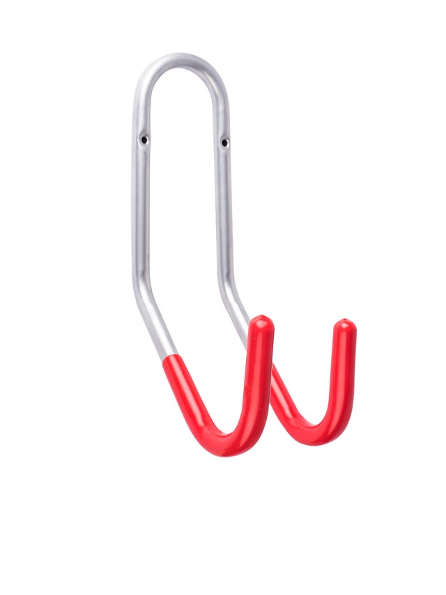 GANCHO PARA BICICLETA EN PARED METÁLICO 330X185MM