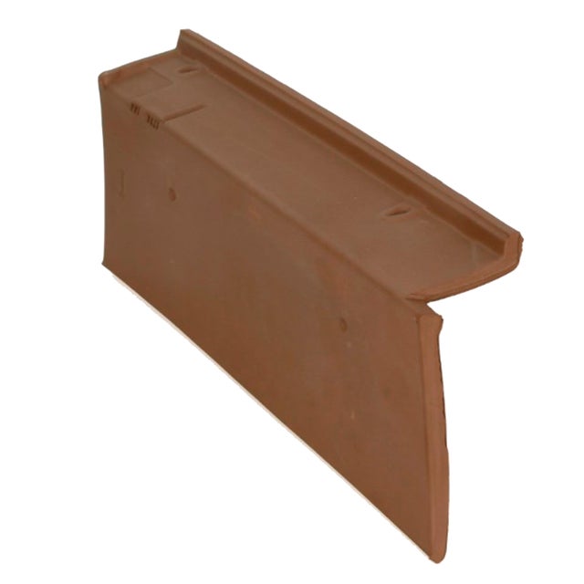 REMATE LATERAL IZQUIERDO PARA TEJA CURVA MARRÓN ANTRACITA