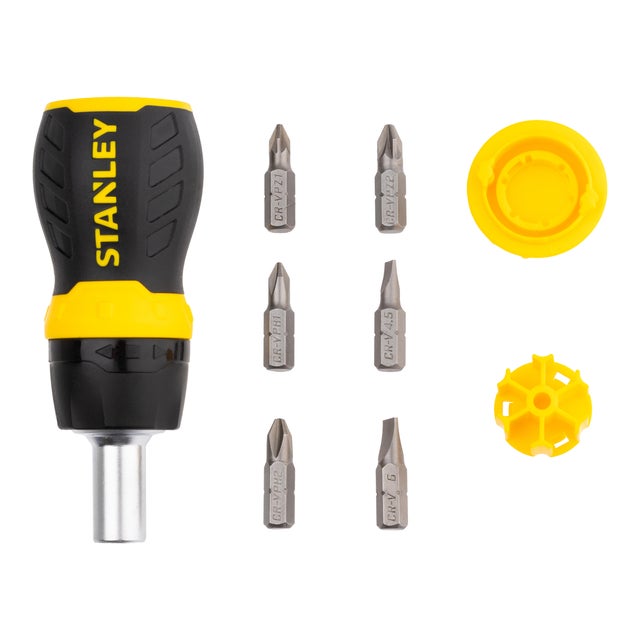 DESTORNILLADOR BOLA CARRACA 6 PUNTAS STANLEY