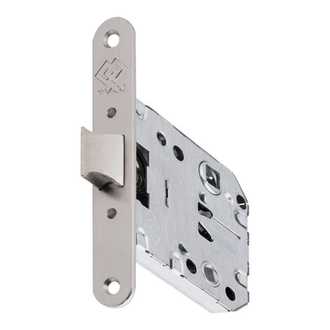 PICAPORTE UNIFICADO 50  MM. CANTO REDONDO 47 MM  MODELO 247 NIQUELADO - 1