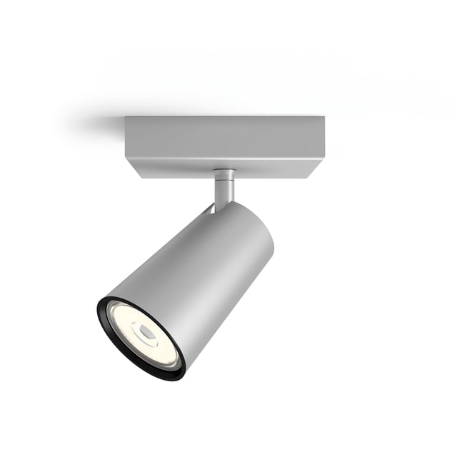FOCO 1 LUZ PAISLEY GU10 ALUMINIO
