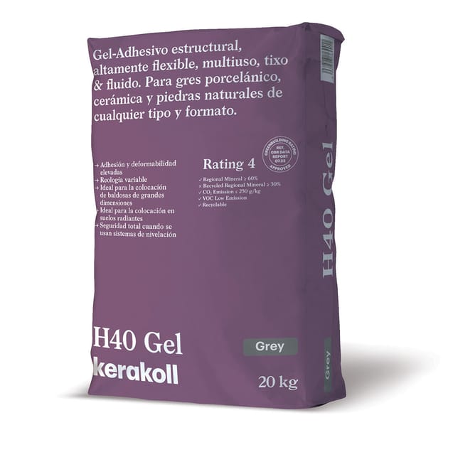CEMENTO COLA H40 GEL 20KG GRIS - 1