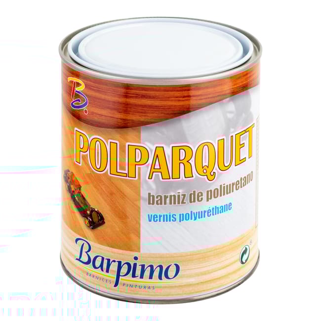 BARNIZ SINTETICO BRILLANTE DE POLIURETANO POLPARQUET 750ML - 1