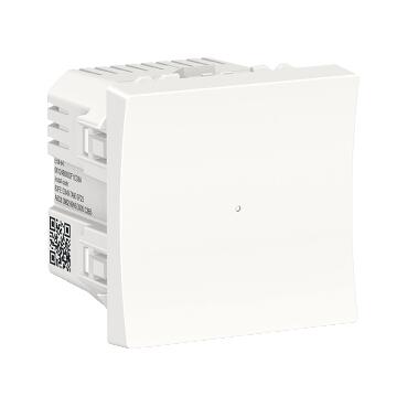 REGULADOR PULSADOR LED SERIE WISER UNICA BLANCO