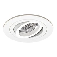 ARO DE EMPOTRAR ALUMINIO Ø 95MM BASCULANTE BLANCO - 1
