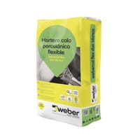 CEMENTO COLA FLEX DUO WEBER 25KG GRIS - 1