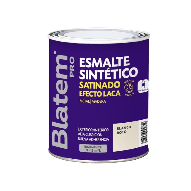 ESMALTE SINTETICO SATINADO 750ML BLANCO ROTO