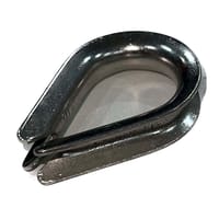 GUARDACABOS CORAZON GALVANIZADO 4 MM. 4 UDS - 1