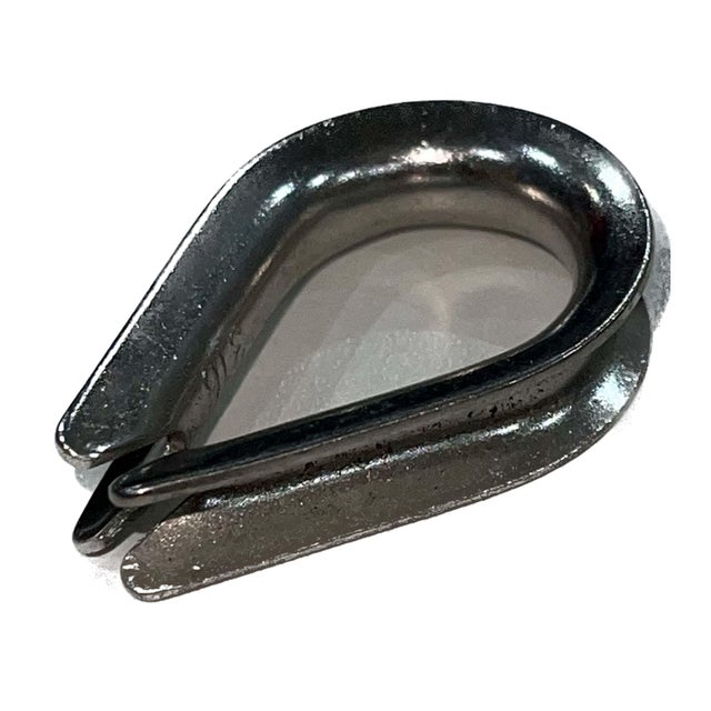 GUARDACABOS  CORAZON ACERO INOXIDABLE.  5 MM 4 UDS