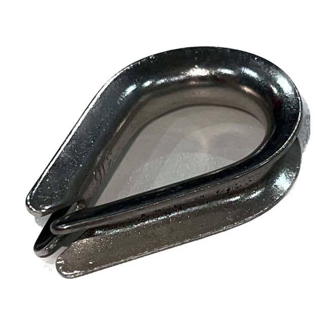 GUARDACABOS CORAZON GALVANIZADO 4 MM. 4 UDS - 1