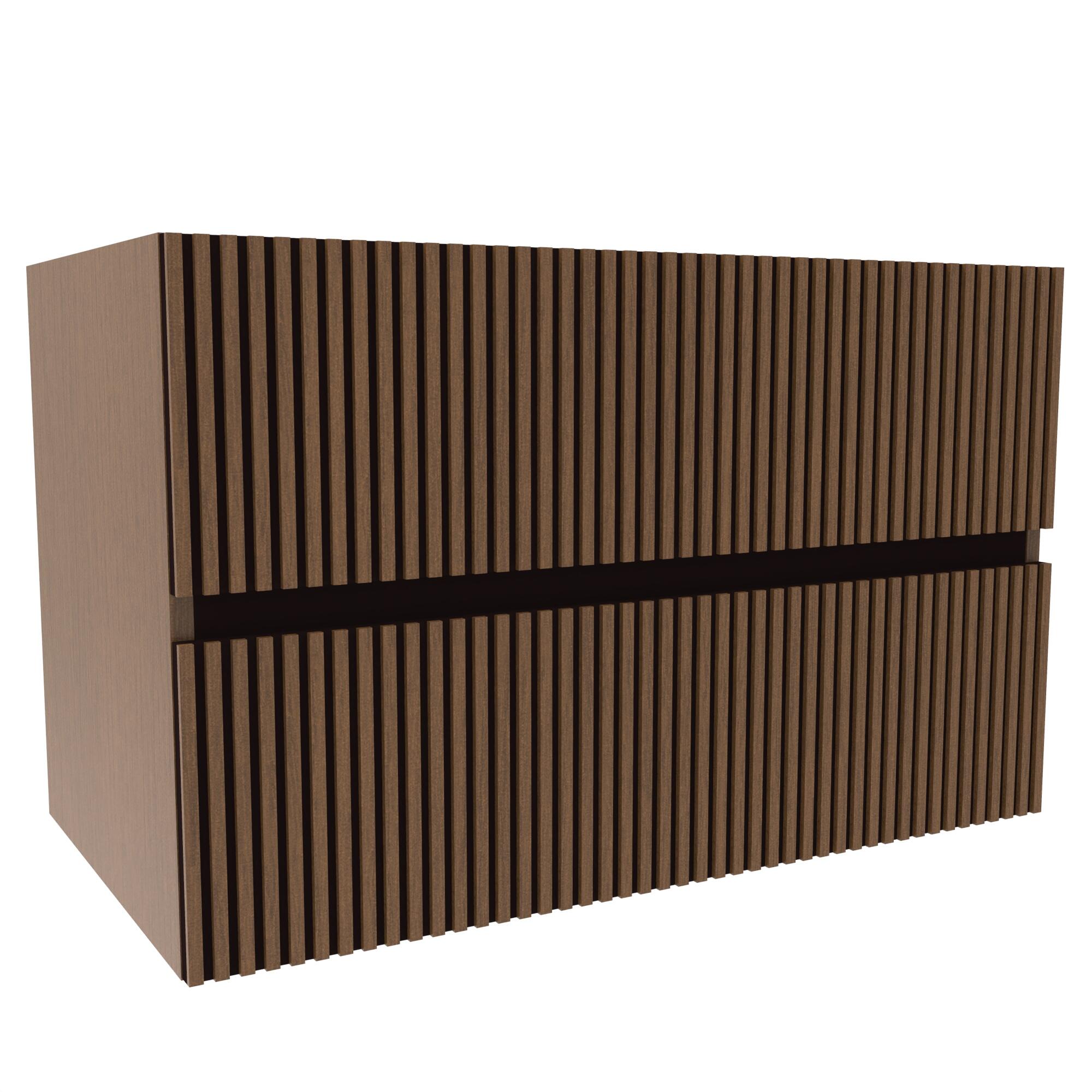 MUEBLE DE BAÑO NOVA GEO NOGAL 60X45CM ALISTONADO - 2