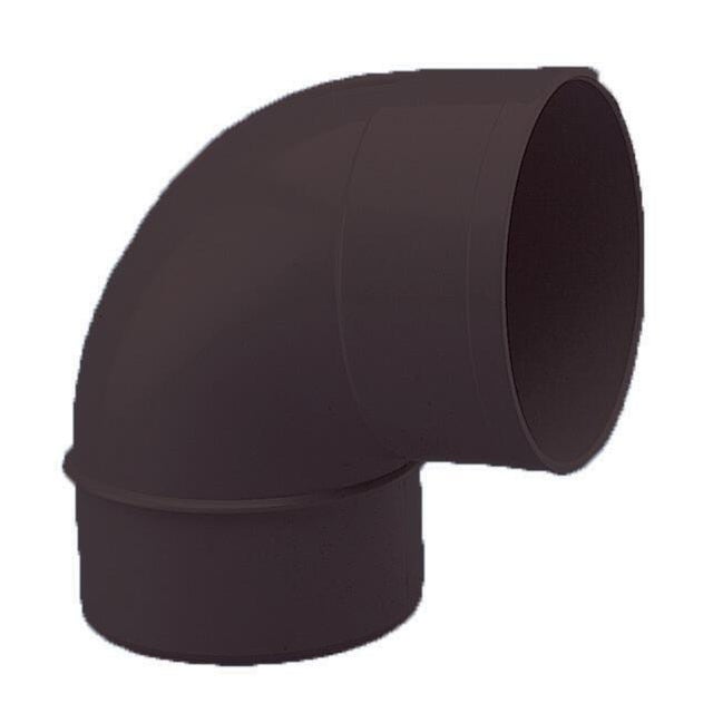 CODO DOBLE VOLUTA 45º MACHO-HEMBRA MARRÓN 110 MM