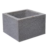 COLUMNA DE HORMIGÓN GRIS 30X30X20 CM - 1