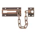 PESTILLO CADENA DE SEGURIDAD PARA PUERTA. BRONCEADO - 1