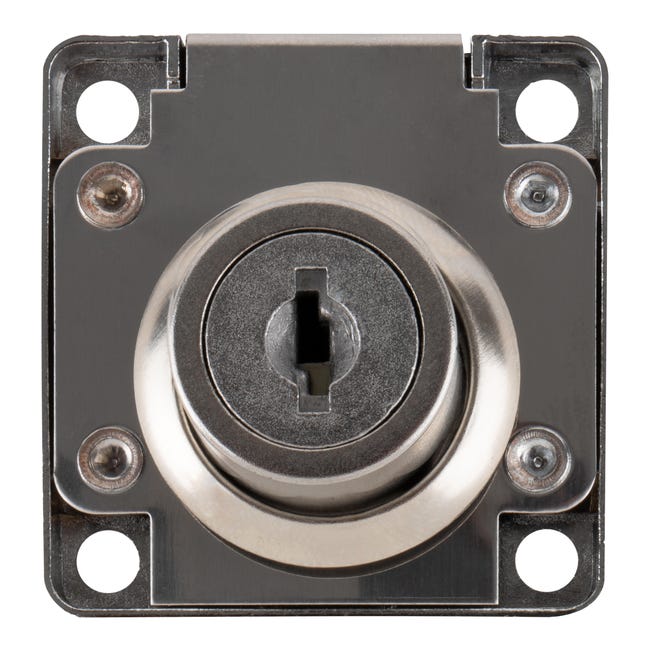 CERRADURA DE BOMBILLO PARA CAJON 25 MM - 1