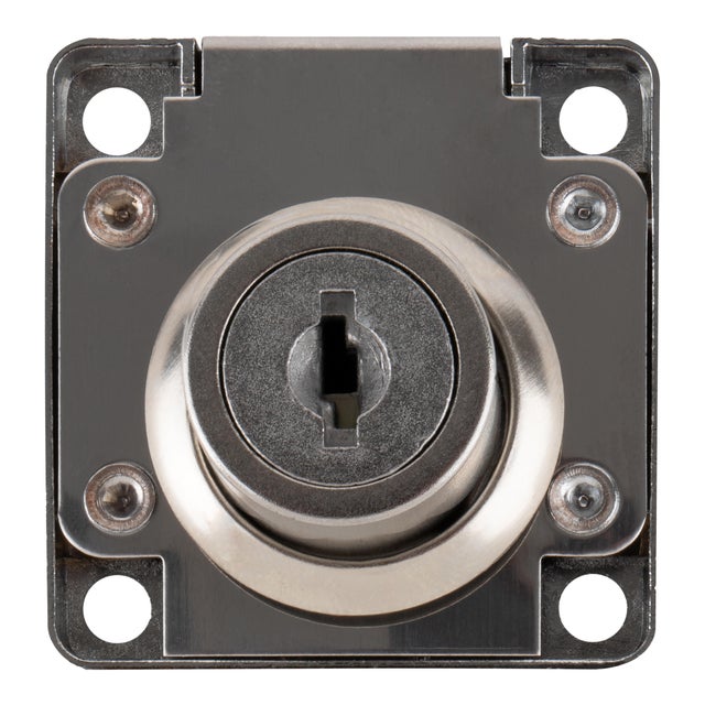 CERRADURA DE BOMBILLO PARA CAJON 25 MM