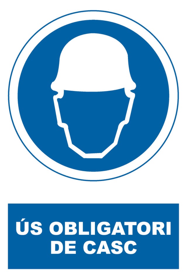 SEÑAL CARTEL PROTECCIÓN CABEZA 1UD
