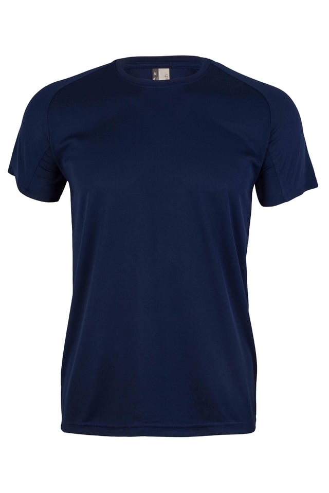 CAMISETA TÉCNICA AZUL MANGA CORTA PIQUÉ TALLA L VELILLA MK520V