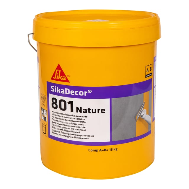 MICROCEMENTO DECORATIVO SIKADECOR-801 NATURE 13 KG.
