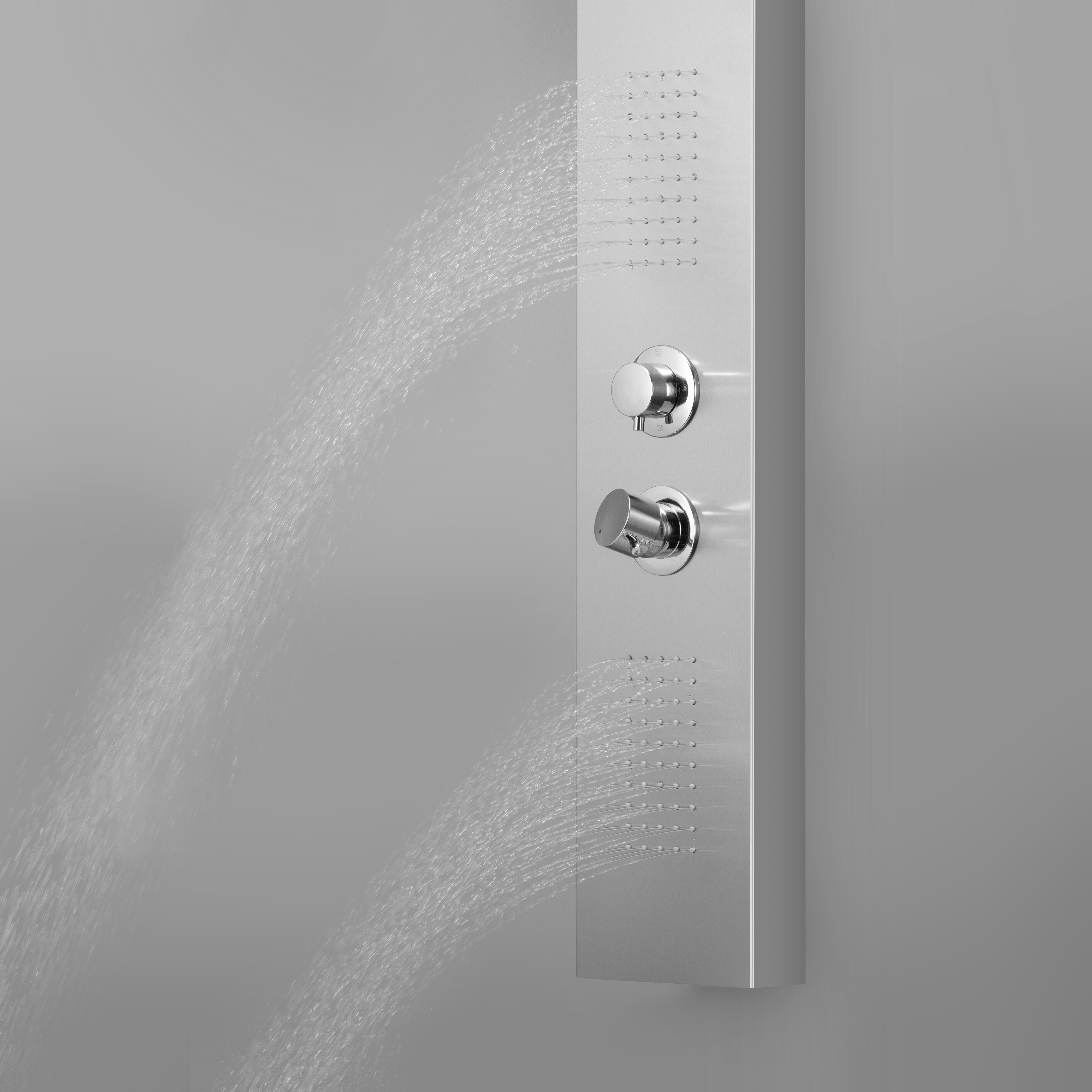 Coluna de hidromassagem MONOCOMANDO SENSEA ICONE CROMADO - 9