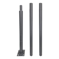 POSTE FAROLA UNIVERSAL CON REGISTRO GRIS 3M - 1