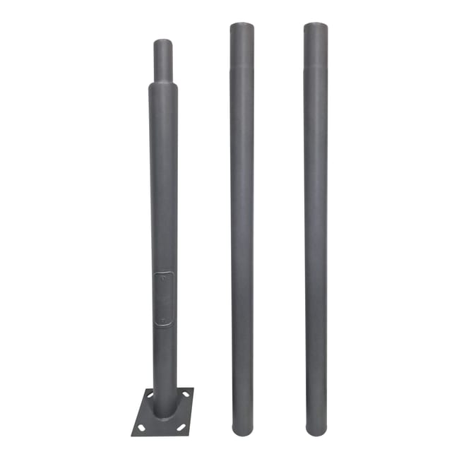 POSTE FAROLA UNIVERSAL CON REGISTRO GRIS 3M - 1