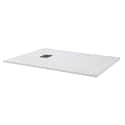 PLATO DE DUCHA RESINA RECTANGULAR ROCA BLANCO 80X120X2,8CM - 2
