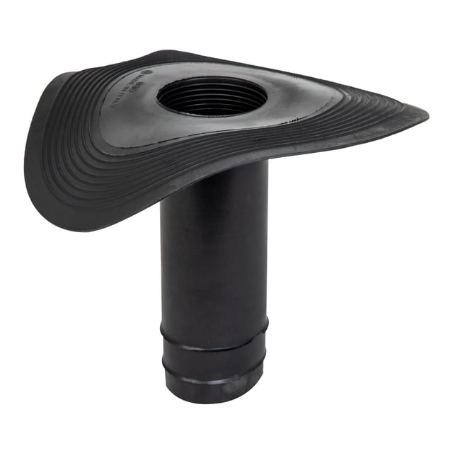 CAZOLETA EPDM SALIDA VERTICAL 90 MM