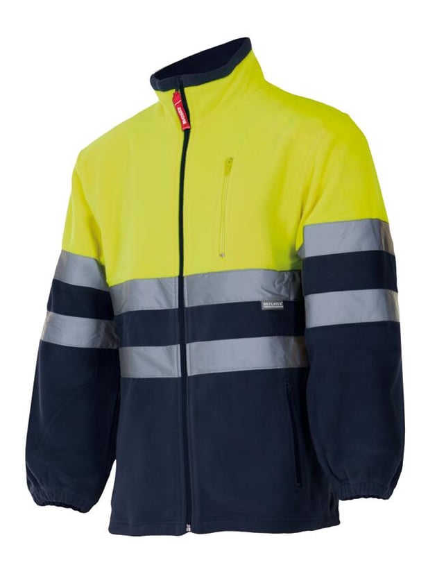 CHAQUETA POLAR ALTA VISIBILIDAD AZUL AMARILLA TALLA XXXL VELILLA SERIE 183