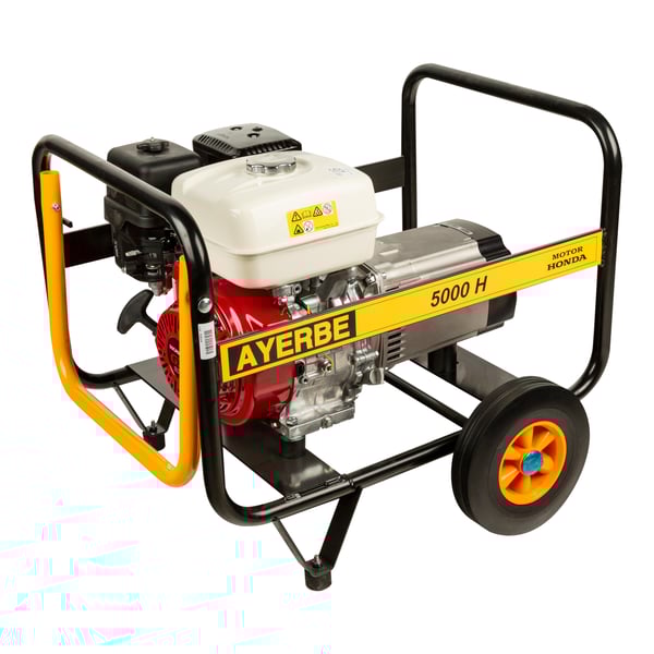 GENERADOR ELÉCTRICO GASOLINA 4200W MOTOR HONDA GP270 AYERBE AY–5000 H MN