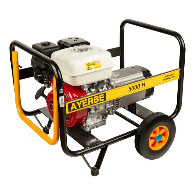 GENERADOR ELÉCTRICO GASOLINA 4200W MOTOR HONDA GP270 AYERBE AY–5000 H MN 