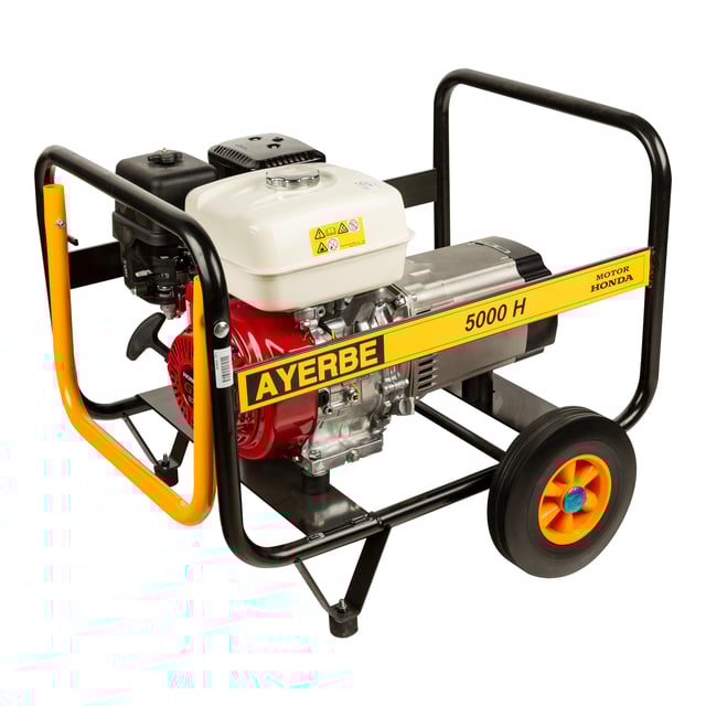 GENERADOR ELÉCTRICO GASOLINA 4200W MOTOR HONDA GP270 AYERBE AY–5000 H MN 