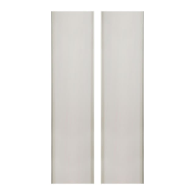 KIT PUERTAS DE ARMARIO CORREDERAS 235 X 60 CM 2 UNIDADES + GUIAS