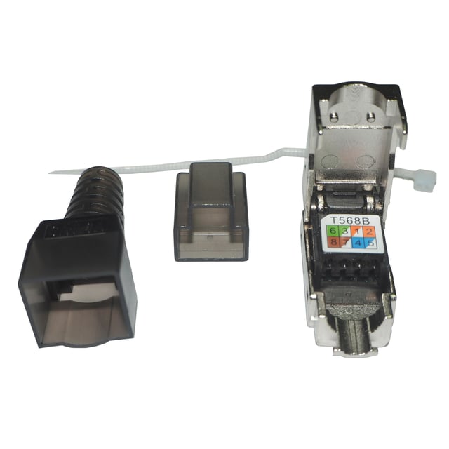 CONECTOR EASY RJ45 CAT6 METALICO