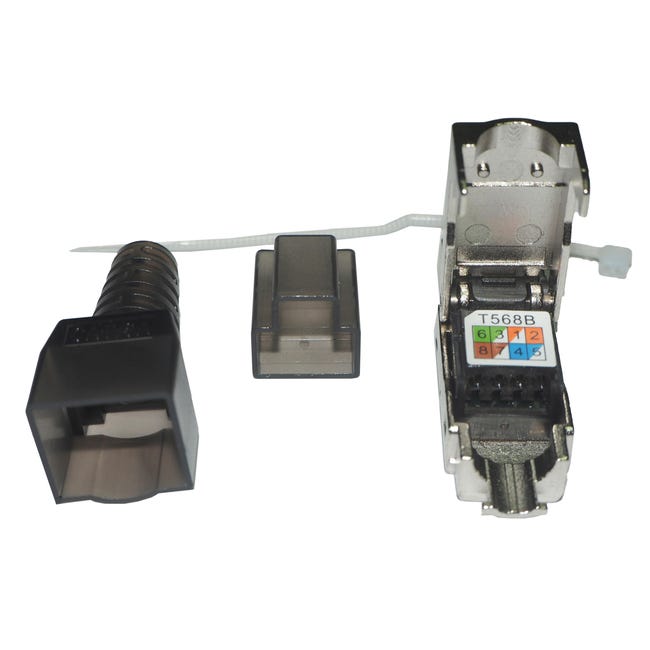 CONECTOR EASY RJ45 CAT6 METALICO - 1