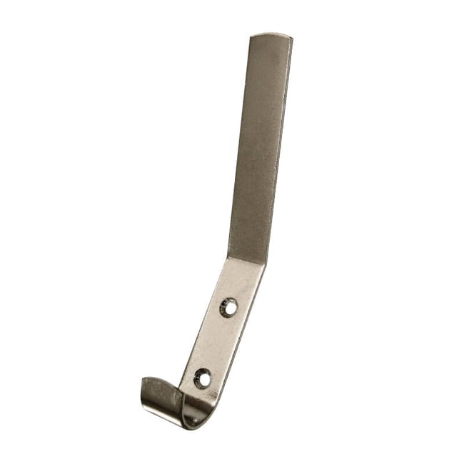 PERCHA COLGADOR METAL 165 MM NIQUELADO. 2 UDS - 1