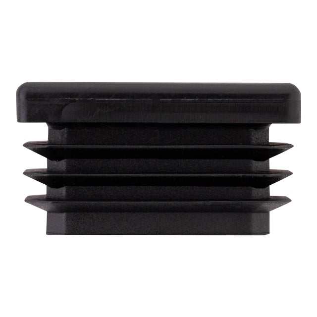 CONTERA PLASTICO EMBUTIR 20 X 40 MM NEGRA. 2 UDS