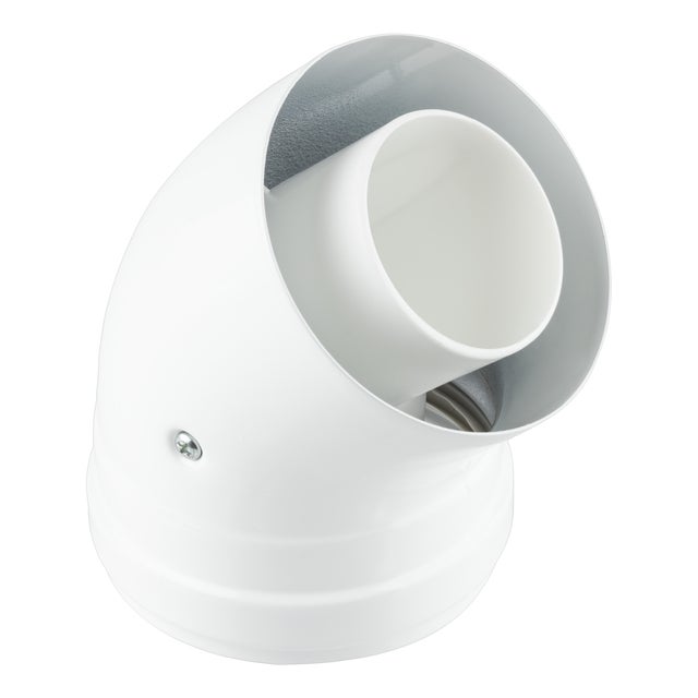 CODO 45º  ALUMINIO Ø60-100MM MACHO-HEMBRA CONDENSACIÓN