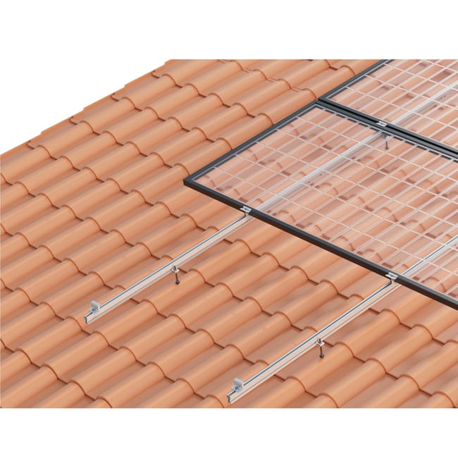 SOPORTE COPLANAR 5 MÓDULOS 01V5 CLIP SUNFER - 1