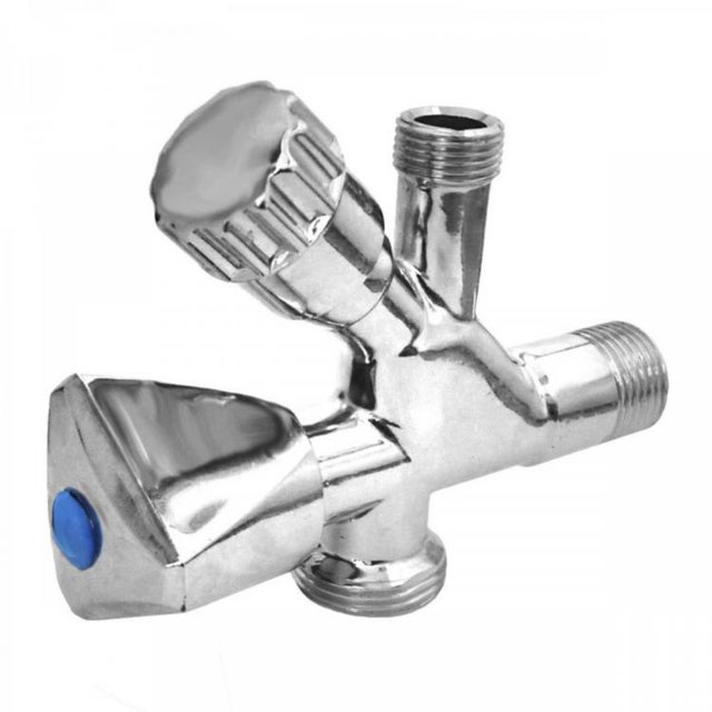 LLAVE DE ESCUADRA CON GRIFO LAVADORA Ø 1/2