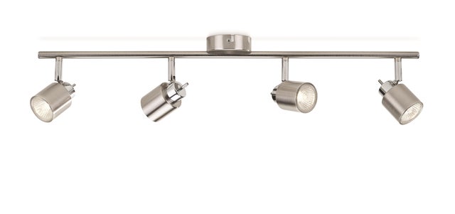 FOCO 4 LUCES MERANTI GRIS