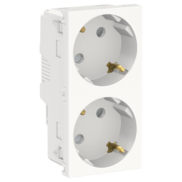 SCHUKO DOBLE V&D BLANCO NEW UNICA