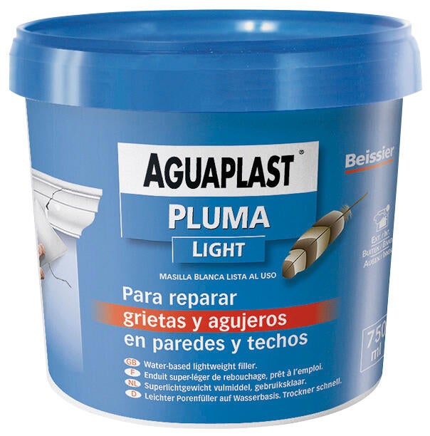MASILLA EN PASTA 750ML AGUAPLAST  PLUMA 