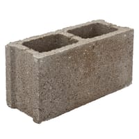 BLOQUE DE HORMIGÓN GRIS 40x20x15 CM - 1