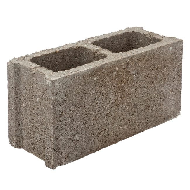 BLOQUE DE HORMIGÓN GRIS 40x20x15 CM - 1