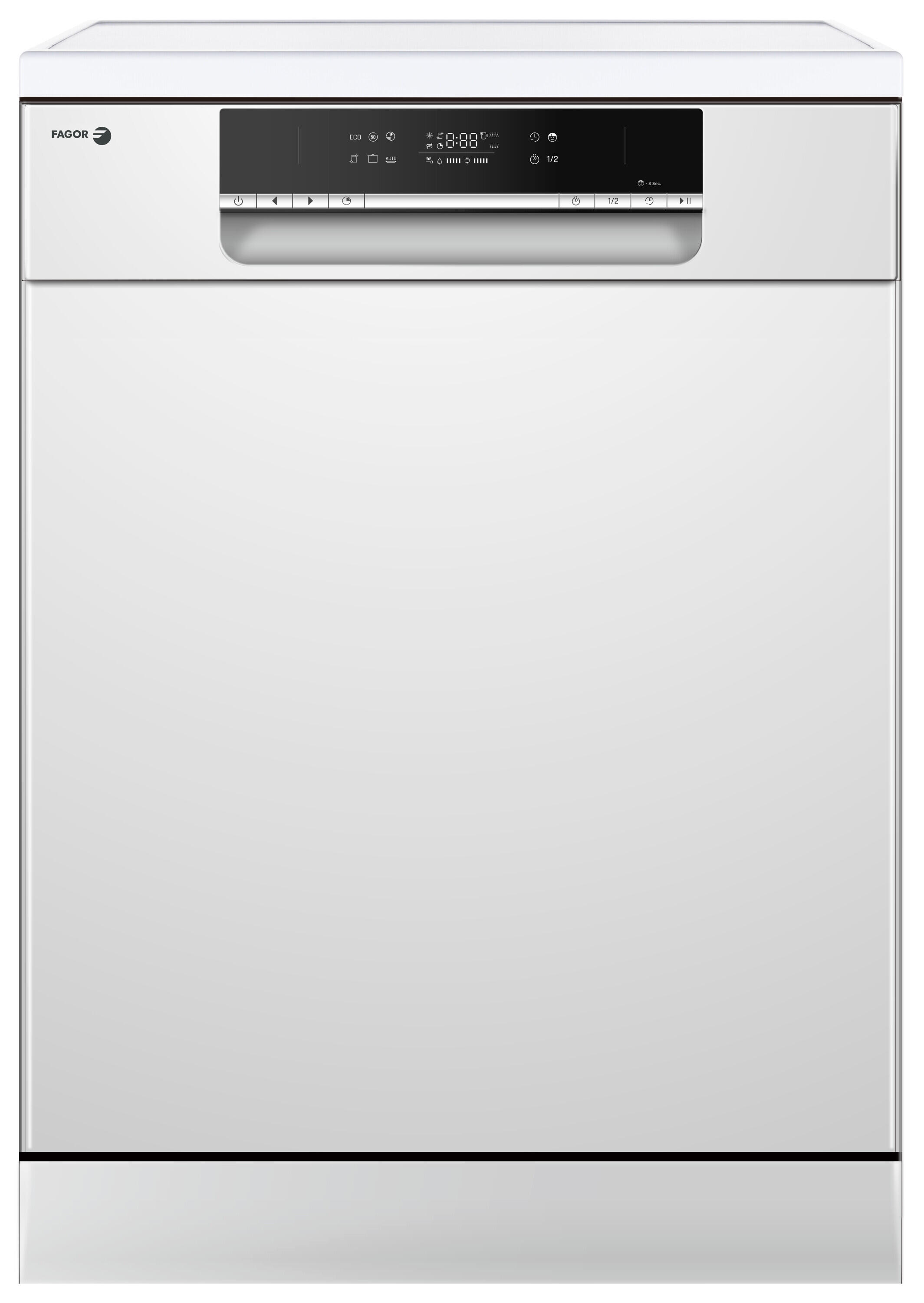 Lavavajillas fagor lav 60cm l.instalación 4lvf623 fagor bl 12 cubiertos 6 programas con inicio diferido blanco 60cm clase e